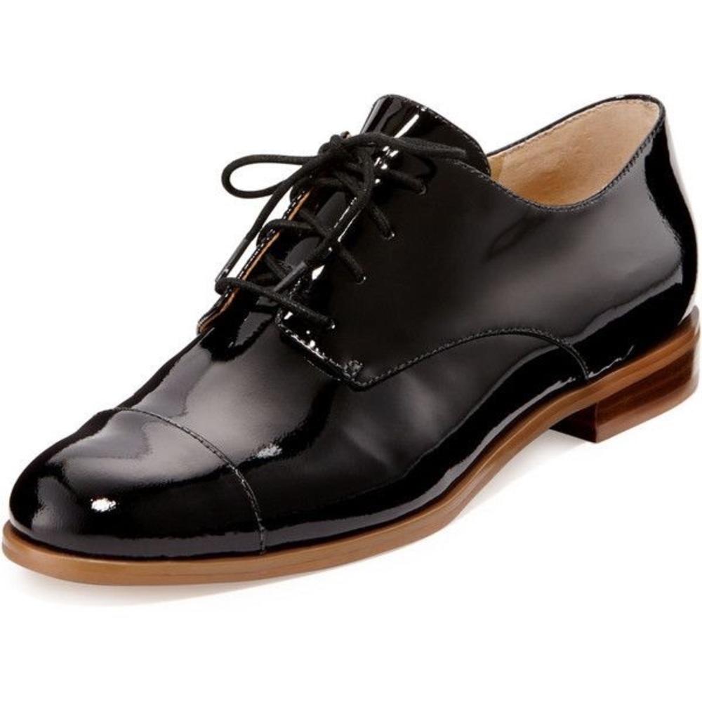 Michael Kors Pierce Patent Cap-Toe Oxford